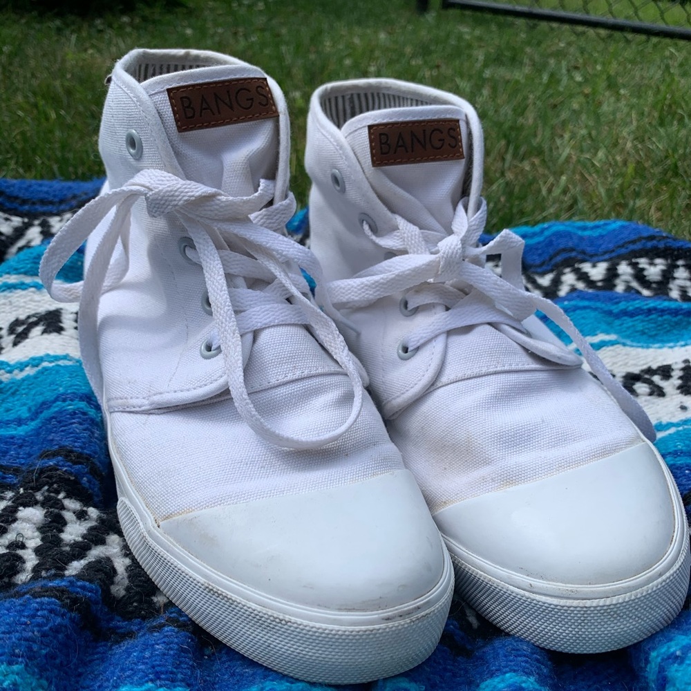 White High Top Bangs Shoes